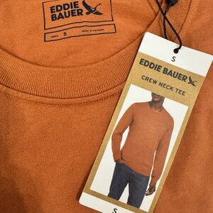 Eddie Bauer Rust Crew Neck Tee